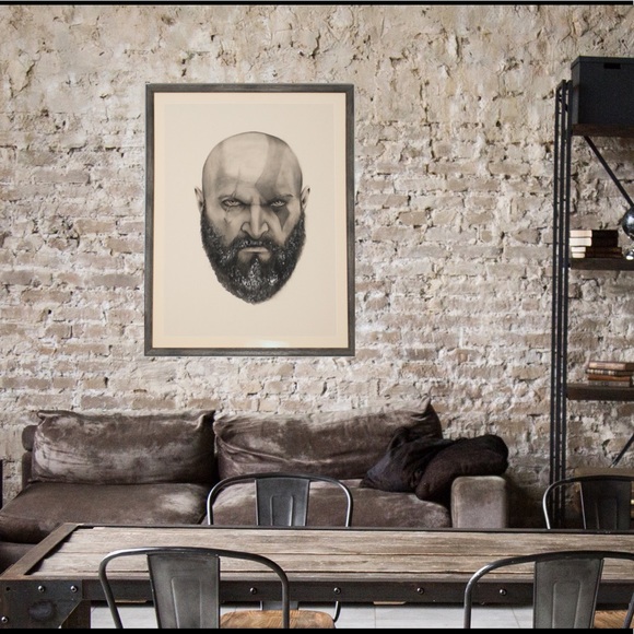 Canvas Painting Kratos - Picture 3 of 3